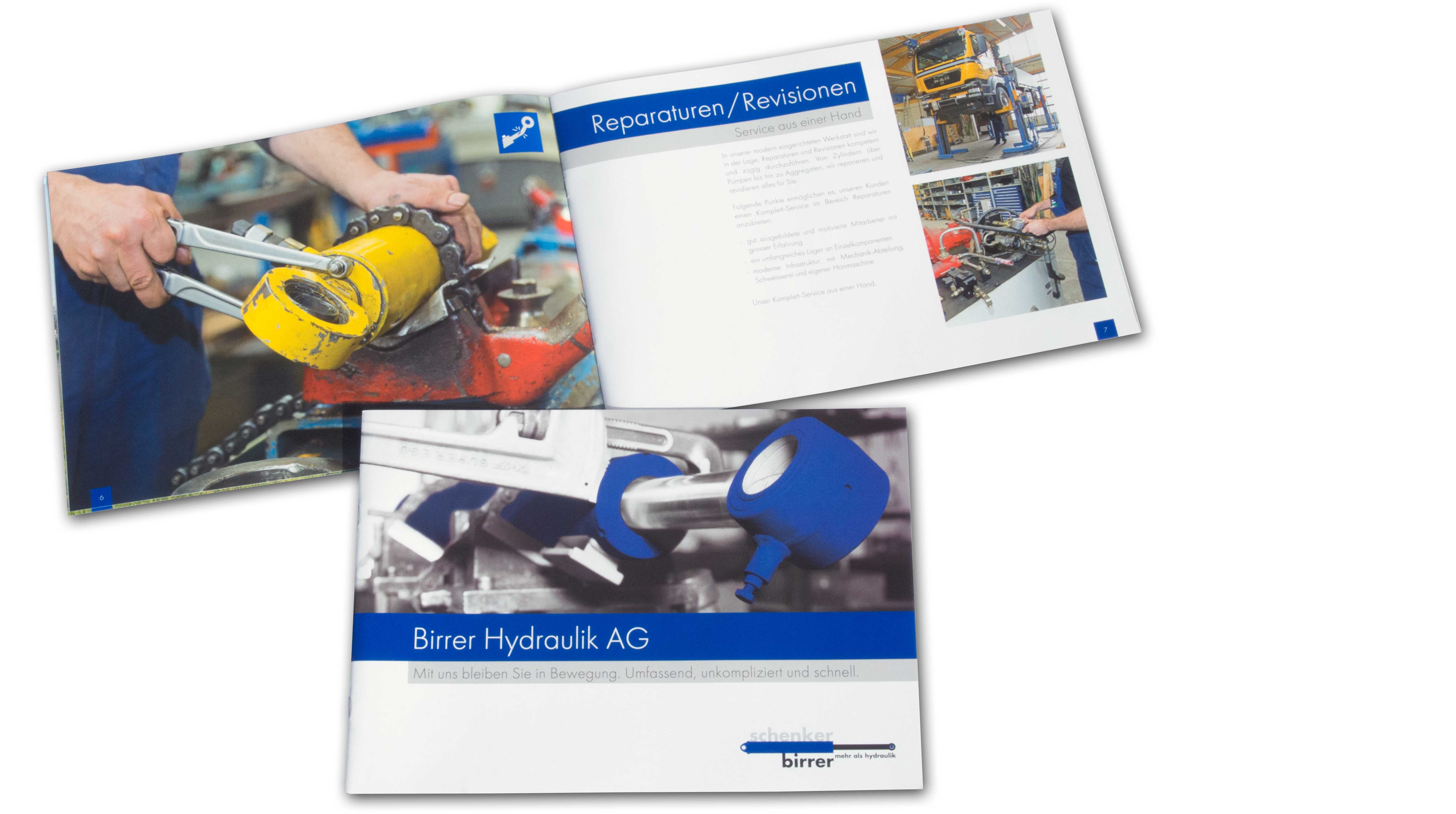 Image-Broschüre Birrer Hydraulik AG